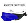 AllExtreme Motorcycle Handlebar hand guards Handguard FOR MX Motorcycle ATV KTM DUKE Dirt bike (Blue)