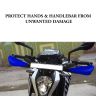 AllExtreme Motorcycle Handlebar hand guards Handguard FOR MX Motorcycle ATV KTM DUKE Dirt bike (Blue)