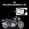 Allextreme EXFCGT1 Highway Indicator Flasher Relay Plug and Play Turn Signal Light Hazard Module with 20 Flashing Patterns Compatible with Royal Enfield Continental GT- 650