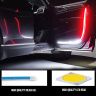 AllExtreme EXCDLM2 Flexible Daytime Running Strip Light Interior Car Door Turn Signal & Decorative LED for Cars (Red & White, 2 Pcs)