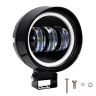Allextreme EX3LFR1 3 LED Headlight Lamp Universal Waterproof Off Road Driving CREE LED Fog Light with Mounting Brackets for Bike, Jeep and Cars (30W, White, 1 Pc)