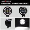 Allextreme EX3LFR1 3 LED Headlight Lamp Universal Waterproof Off Road Driving CREE LED Fog Light with Mounting Brackets for Bike, Jeep and Cars (30W, White, 1 Pc)
