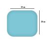 AllExtreme EXAFF02 Anti-Fog Rearview Mirror Film for Cars Rainproof, Scratchproof, Anti-glare Side Window Protective Shield (Blue, 2pcs)
