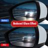 AllExtreme EXAFF02 Anti-Fog Rearview Mirror Film for Cars Rainproof, Scratchproof, Anti-glare Side Window Protective Shield (Blue, 2pcs)