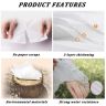 AllExtreme EXCTP10 2 Ply Soft Facial Tissue Paper Clean Flat Pack Refiller for Car Sun Shade Wipe Holder & Home Dispenser Box (100 Pulls x 10 Pcs)