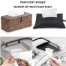 AllExtreme EXCTP10 2 Ply Soft Facial Tissue Paper Clean Flat Pack Refiller for Car Sun Shade Wipe Holder & Home Dispenser Box (100 Pulls x 10 Pcs)