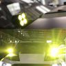 Allextreme EX40YL2 4 LED Fog Light Super Bright Spot Flood Beam Driving Lamp for Motorcycle Cars Bikes & SUV (40W, Yellow Light, 2 Pcs)