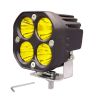 Allextreme Aluminium Ex40Yl1 4 Led Fog Light Super Bright Spot Flood Beam Driving Lamp For Motorcycle Cars Bikes & Suv (40W, Yellow Light, 1 Pc)