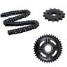 AllExtreme EX-034 Chain Sprocket Kit for Bullet Classic Electra and Standard (Set of 3)