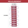 Allextreme EXMIL3R 3 LED Module Light Interior Exterior 12V 5730 Injection Decorative Lamp with Adhesive Backside for Car, Home & Decoration (10 Strips, Red)