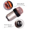 Allextreme EXBSG2R Silica Gel LED Bulb Parking Light Super Bright Lamp Chipset Silicone License Plate Dome Indicator for Car Bike and Motorcycle (3W, Red, 2 PCS)