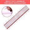 Allextreme EXM3ILR 3 LED Module Light Interior Exterior 12V 5730 Injection Decorative Lamp with Adhesive Backside for Car, Home & Decoration (20 Strips, Red)
