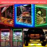 Allextreme EXM3ILR 3 LED Module Light Interior Exterior 12V 5730 Injection Decorative Lamp with Adhesive Backside for Car, Home & Decoration (20 Strips, Red)