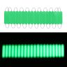 AllExtreme EXMIL9G 9 LED Module Light Interior Exterior 12V 5730 Injection Decorative Lamp with Adhesive Backside for Car, Home & Decoration (20 Strips, Green)