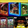 Allextreme EXM3ILY 3 LED Module Light Interior Exterior 12V 5730 Injection Decorative Lamp with Adhesive Backside for Car, Home & Decoration (20 Strips, Yellow)