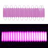 Allextreme EXMIL9P 9 LED Module Light Interior Exterior 12V 5730 Injection Decorative Lamp with Adhesive Backside for Car, Home & Decoration (20 Strips, Pink)