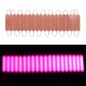 Allextreme EXMIR9B 9 LED Module Light Interior Exterior 12V 5730 Injection Decorative Lamp with Adhesive Backside for Car, Home & Decoration (20 Strips, Brown)