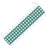 AllExtreme EXM3ILG 3 LED Module Light Interior Exterior 12V 5730 Injection Decorative Lamp with Adhesive Backside for Car, Home & Decoration (20 Strips, Green)