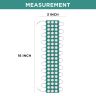 AllExtreme EXM3ILG 3 LED Module Light Interior Exterior 12V 5730 Injection Decorative Lamp with Adhesive Backside for Car, Home & Decoration (20 Strips, Green)