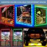 Allextreme EXMIL9B 9 LED Module Light Interior Exterior 12V 5730 Injection Decorative Lamp with Adhesive Backside for Car, Home & Decoration (20 Strips, Blue)