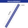 Allextreme EXM1ILB 1 LED Module Light Interior Exterior 12V 5730 Injection Decorative Lamp with Adhesive Backside for Car, Home & Decoration (20 Strips, Blue)