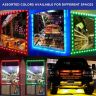 Allextreme EXM1ILB 1 LED Module Light Interior Exterior 12V 5730 Injection Decorative Lamp with Adhesive Backside for Car, Home & Decoration (20 Strips, Blue)