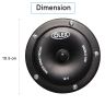 AllExtreme SH-100 SHON Bike & Car Horns Super Loud Sound Air Siren (12V, Black, 1 Pc)