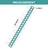 AllExtreme EXM1ILG 1 LED Module Light Interior Exterior 12V 5730 Injection Decorative Lamp with Adhesive Backside for Car, Home & Decoration (20 Strips, Green)