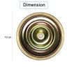 AllExtreme SHONE 0-95-G Bike & Car Horns Super Loud Sound Air Siren (12V, Gold, 1 Pc)