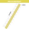 AllExtreme EXM1ILY 1 LED Module Light Interior Exterior 12V 5730 Injection Decorative Lamp with Adhesive Backside for Car, Home & Decoration (20 Strips, Yellow)
