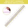 AllExtreme EXM1ILY 1 LED Module Light Interior Exterior 12V 5730 Injection Decorative Lamp with Adhesive Backside for Car, Home & Decoration (20 Strips, Yellow)