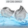 AllExtreme SHONTONE-C SHON CHROME Bike & Car Horns Super Loud Sound Air Siren (12V, Silver, 2 Pcs)