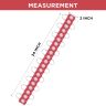 AllExtreme EXM1ILR 1 LED Module Light Interior Exterior 12V 5730 Injection Decorative Lamp with Adhesive Backside for Car, Home & Decoration (20 Strips, Red)