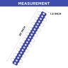 Allextreme EXMI1LB 1 LED Module Light Interior Exterior 12V 5730 Injection Decorative Lamp with Adhesive Backside for Car, Home & Decoration (20 Strips, Blue)