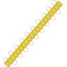 Allextreme EXMI1LY 1 LED Module Light Interior Exterior 12V 5730 Injection Decorative Lamp with Adhesive Backside for Car, Home & Decoration (20 Strips, Yellow)