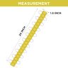 Allextreme EXMI1LY 1 LED Module Light Interior Exterior 12V 5730 Injection Decorative Lamp with Adhesive Backside for Car, Home & Decoration (20 Strips, Yellow)