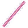 AllExtreme EXMI1LP 1 LED Module Light Interior Exterior 12V 5730 Injection Decorative Lamp with Adhesive Backside for Car, Home & Decoration (20 Strips, Pink)
