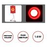 Allextreme EX09D1R LED Universal Car Interior Super Bright Roof Light Reading Dome Bulb Lamp with Festoon Holder (1.6W, Pink,1 Pc)