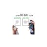 Allextreme B-1088-40 Multipurpose High Gloss Pure Acrylic Fast Dry Colour Spray Paint Can for Cars and Bikes (Gloss White, 400ml, 1 Pc)
