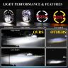 Allextreme EX7WH05 75W BOSS White LED Headlight 7 Inch Hi/Low Beam Angel Eye Lamp Compatible with Bullet/Harley Davidson/Jeep Wrangler (White & Yellow)