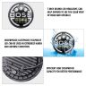 Allextreme EX7WH05 75W BOSS White LED Headlight 7 Inch Hi/Low Beam Angel Eye Lamp Compatible with Bullet/Harley Davidson/Jeep Wrangler (White & Yellow)
