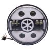 Allextreme EX7WH09 75W LED Headlight with Hi/Low Beam Angel Eye Lamp 7-inch Full Ring Light Compatible with Bullet Jeep (Multicolor, Pack of 1)