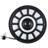 Allextreme EX7WH11 75W LED Headlight with Hi/Low Beam Angel Eye Lamp 7-inch Full Ring Compatible with Bullet Jeep (Pack of 1, White & Yellow)
