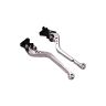 Allextreme AX-LEV61 Clutch Brake Lever Heavy Duty 6 Positions Adjustment for Honda Dio (Silver, 2 Pcs)
