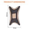 Allextreme EXNP001PU Leather Car Neck Rest Pillows Headrest Cushions Set for all Cars Travel Seat (2 PCS) (Model 1, Random Color)
