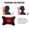 Allextreme EXNP005 PU Leather Car Neck Rest Pillows Headrest Cushions Set for all Cars Travel Seat (2 PCS) (Model 4, Random Color)