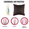 AllExtreme EXNP009 PU Leather Car Neck Rest Pillows Headrest Cushions Set for all Cars Travel Seat (4 PCS)