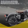 AllExtreme TBSL047B Indori Model Exhaust Silencer for BS3 and BS4 Model Bullet 350cc and 500cc (Black)