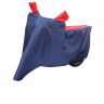 Allextreme L-7012 Full Bike Body Cover Water Resistant Dustproof Rustproof UV Protection Cover Compatible for Pulsar above 180cc and Upto Royal Enfield Bullet Size (Navy Blue & Red, Large)