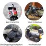 Allextreme S-7015 Full Bike Body Cover Water Resistant Dustproof Rustproof UV Protection Cover Compatible for Activa Maestro Scooty and All Two Wheeler Scooter (Navy Blue & White, Small)